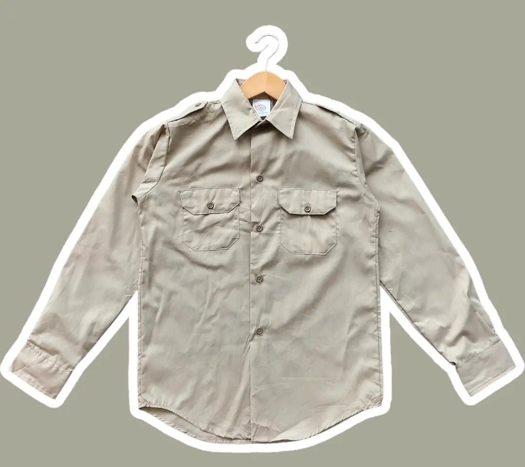 VINTAGE ROYAL RANGER KHAKIS UNIFORM SHIRT YOUTH SIZE, Men's Fashion ...