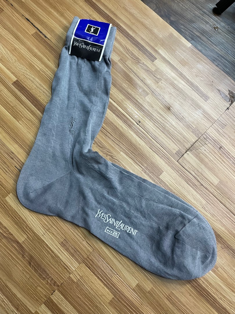 Vintage Yves Saint Laurent Socks Stokin YSL DEADSTOCK, Men's Fashion