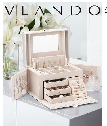White cheap jewelry boxes
