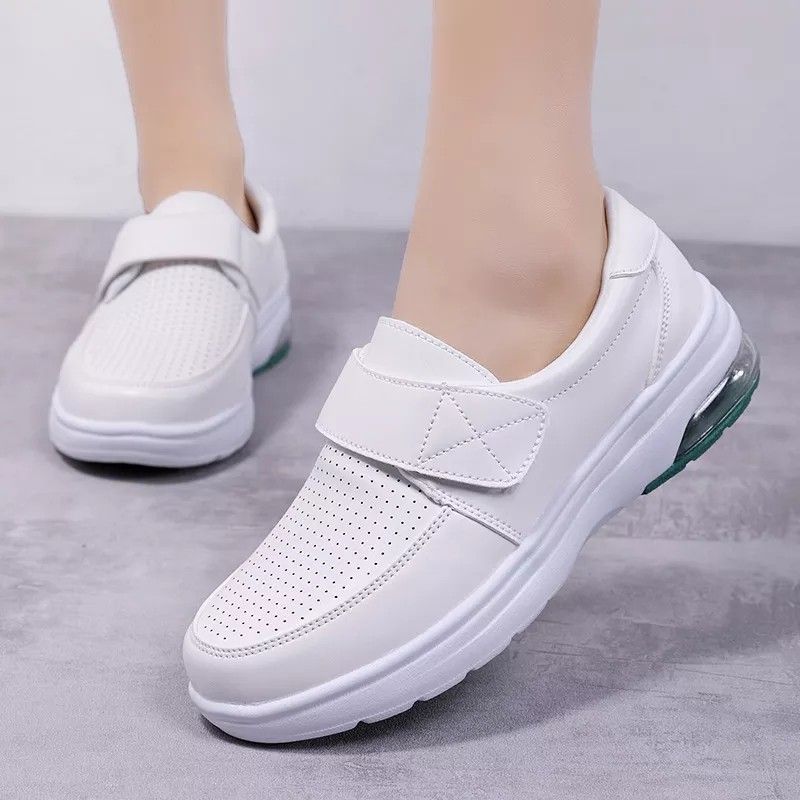 Women Sneakers Shoes Female Health Work Flat Non slip Soft