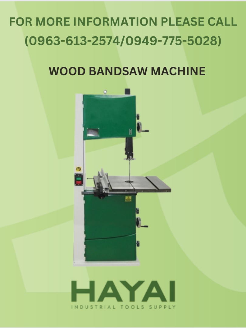 WOOD BANDSAW MACHINE, Commercial & Industrial, Construction Tools