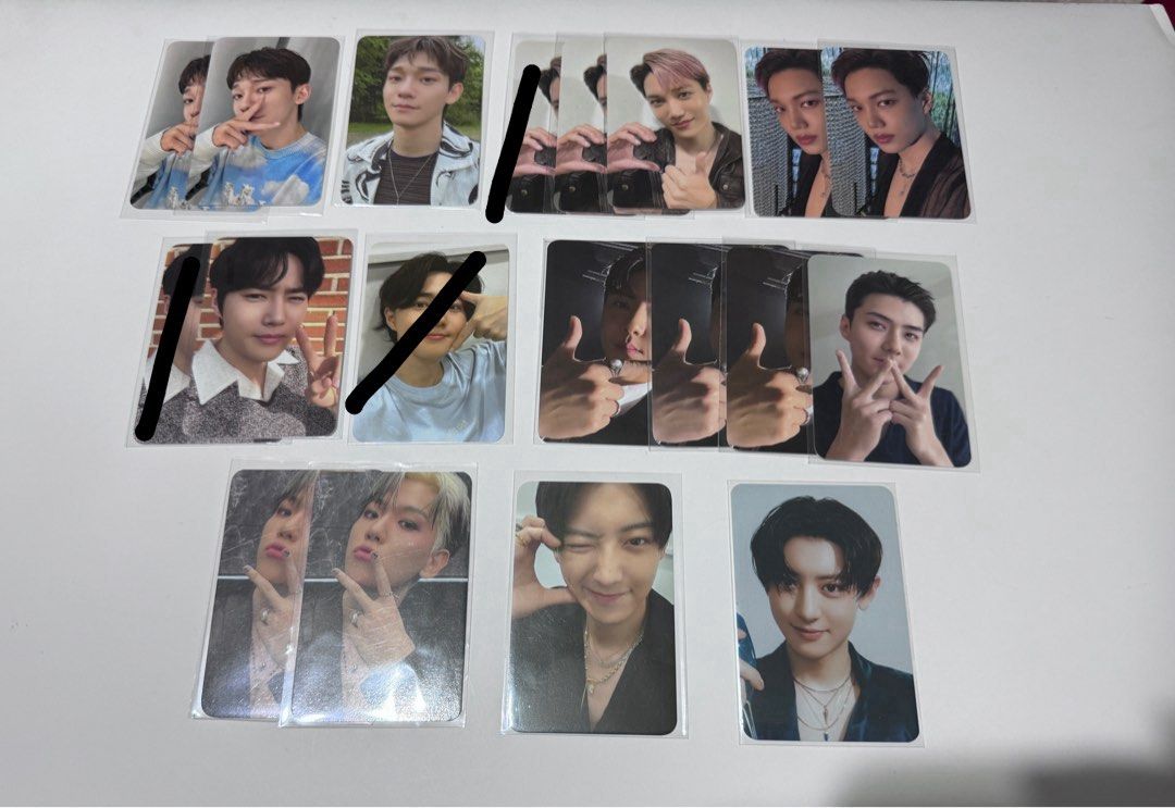 EXO EXIST POP UP STORE CREAM SODA アクリルスタンド フォトカード