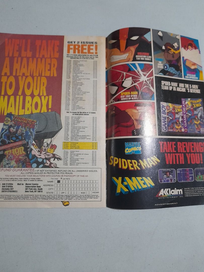 X Men 30 March 1994 The Wedding Of Scott Summers And Jean Grey