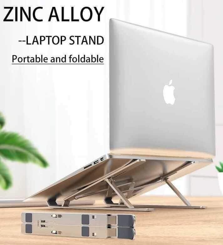 Zinc Alloy Laptop Stand (Category: Laptop Bags & Sleeves) located in Quezon City. Submitted by magicgerry (Listing ID 1271508445, Image 1). Description: Zinc Alloy Laptop Stand (P280.00) Adjust according to different table heights to find the most comfortable posture for you. > Model: SH-3111 > Capacity: 11.4Kg > Dimension: 29X26.5X32 .