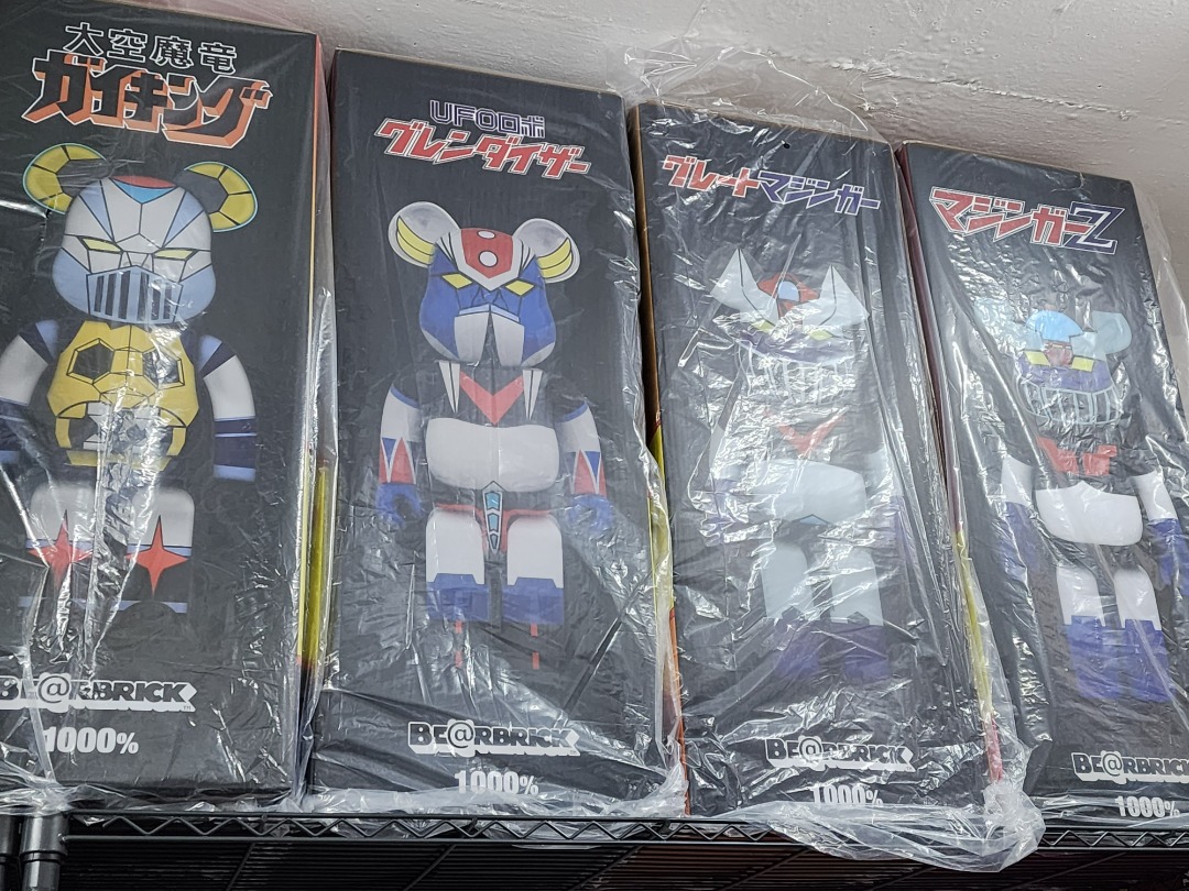 Be@rbrick 1000% Mazinger/GaiKing Series (Brand new, genuine and 