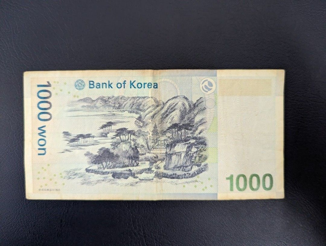 1000 Korean Won, Hobbies & Toys, Collectibles & Memorabilia, Currency
