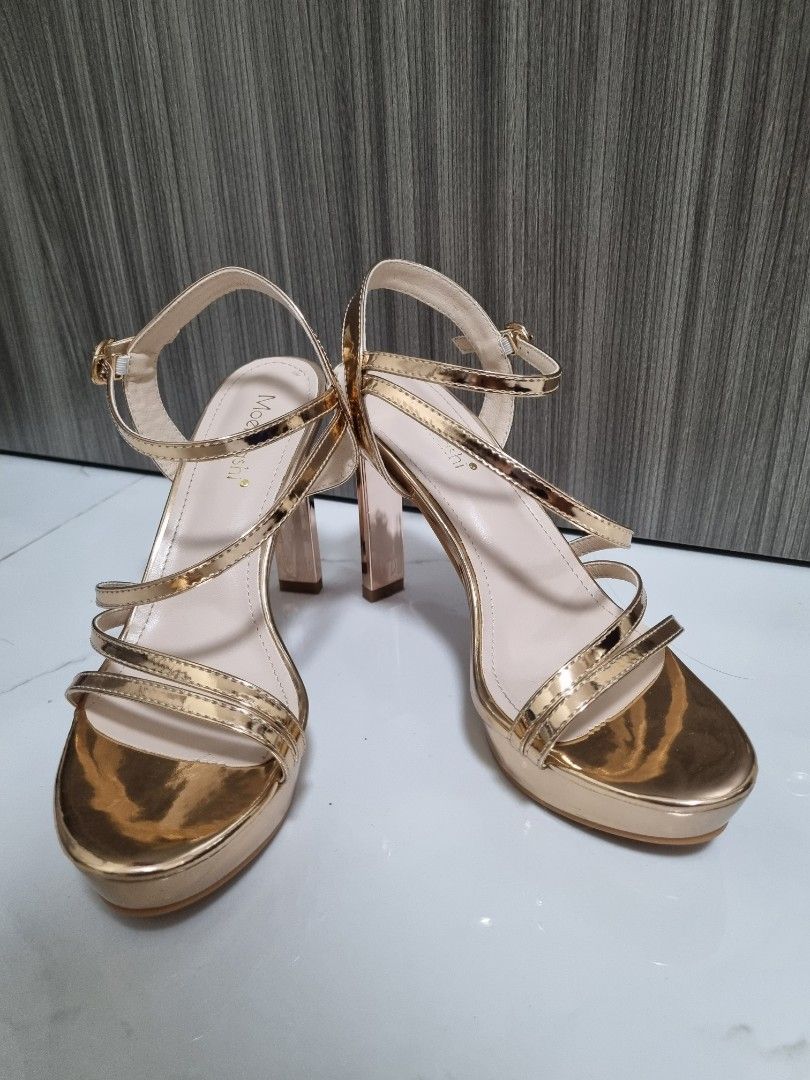 10cm Gold High Heels Size38 Women s Fashion Footwear Heels on