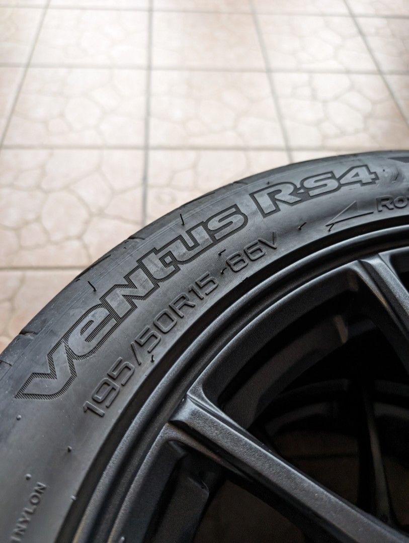 15" Hankook Ventus RS4 | Semi Slick Tyres, Auto Accessories on Carousell