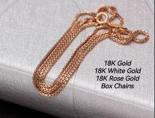 Mens 18k discount white gold chains