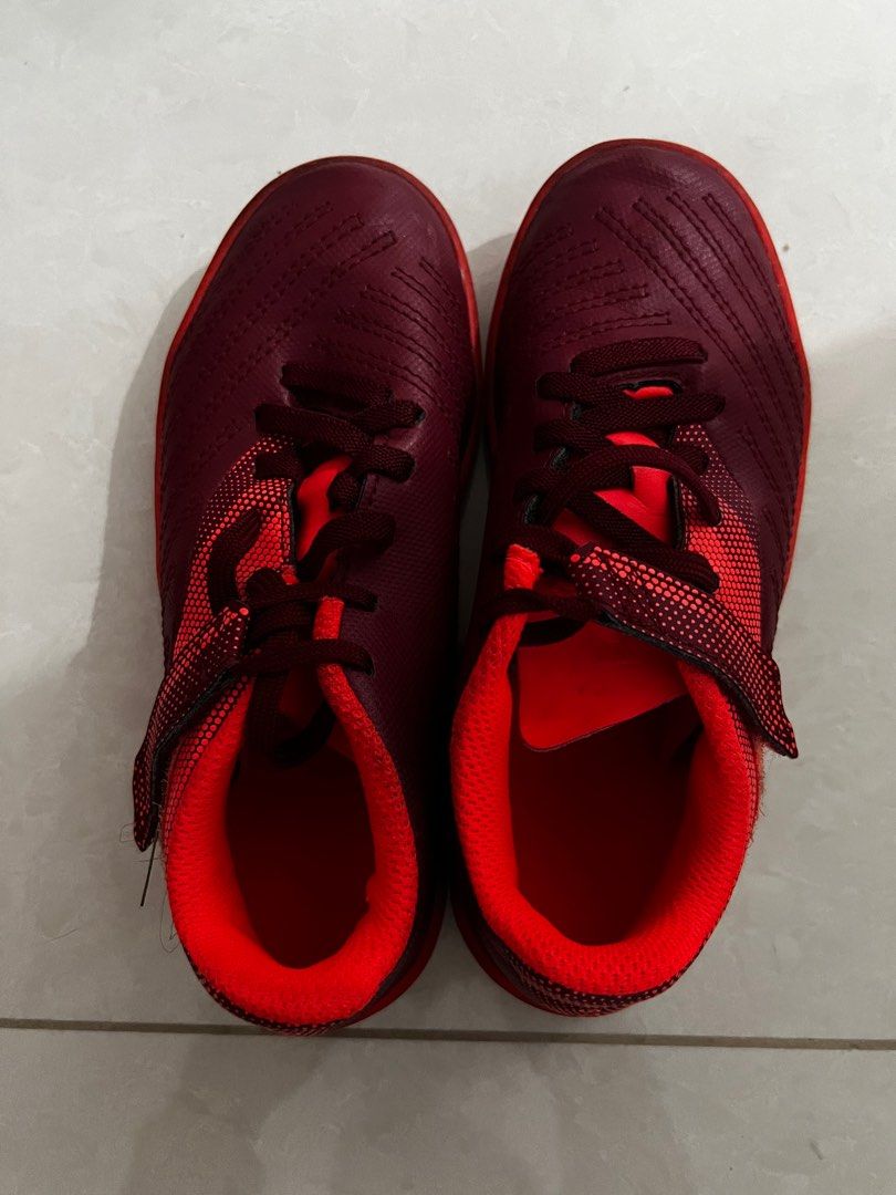 2 pairs of Decathlon Football boots kids for 8 Babies Kids