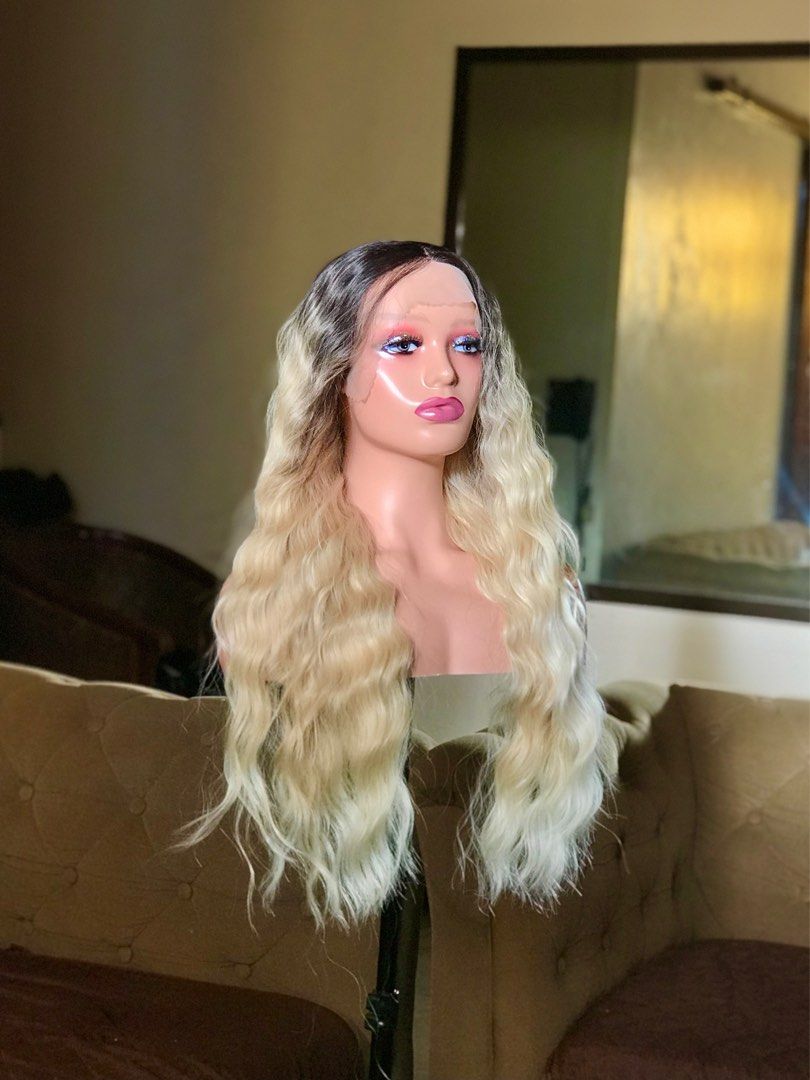 30 inch blonde outlet wig