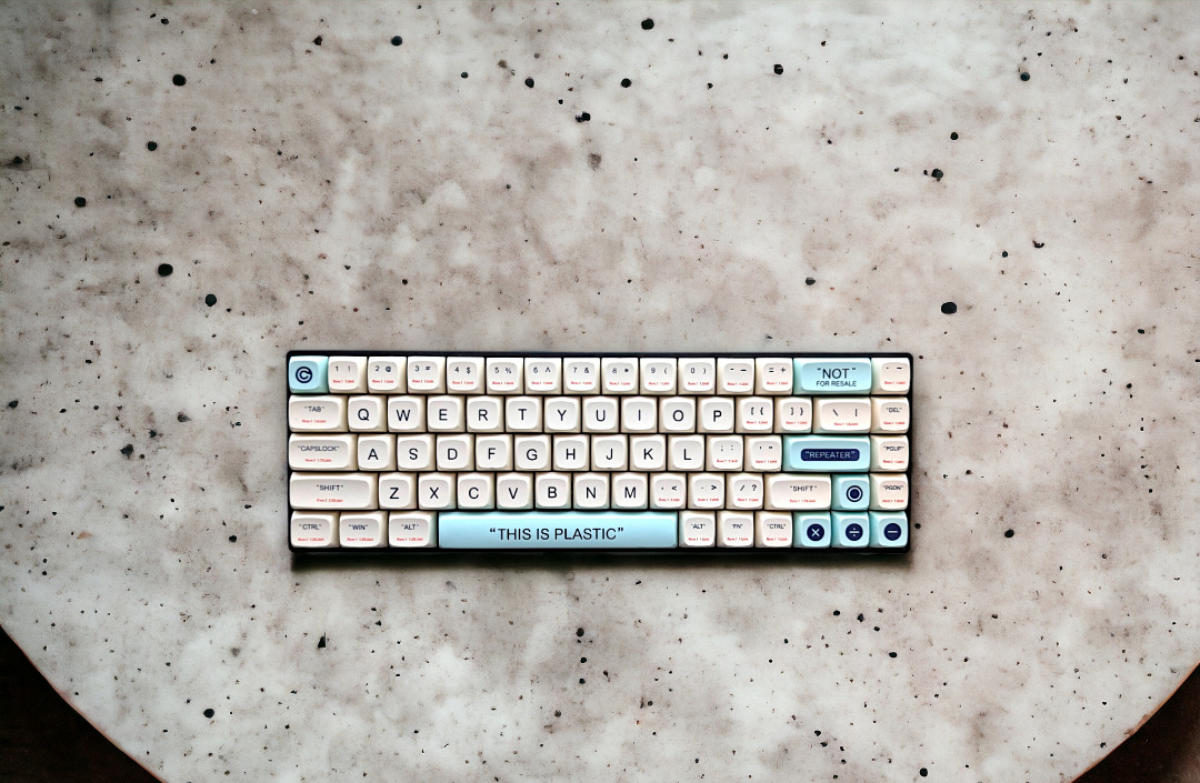 65% Custom Mechanical Keyboard (Plastic1612) - Fully Modded Aluminium ...