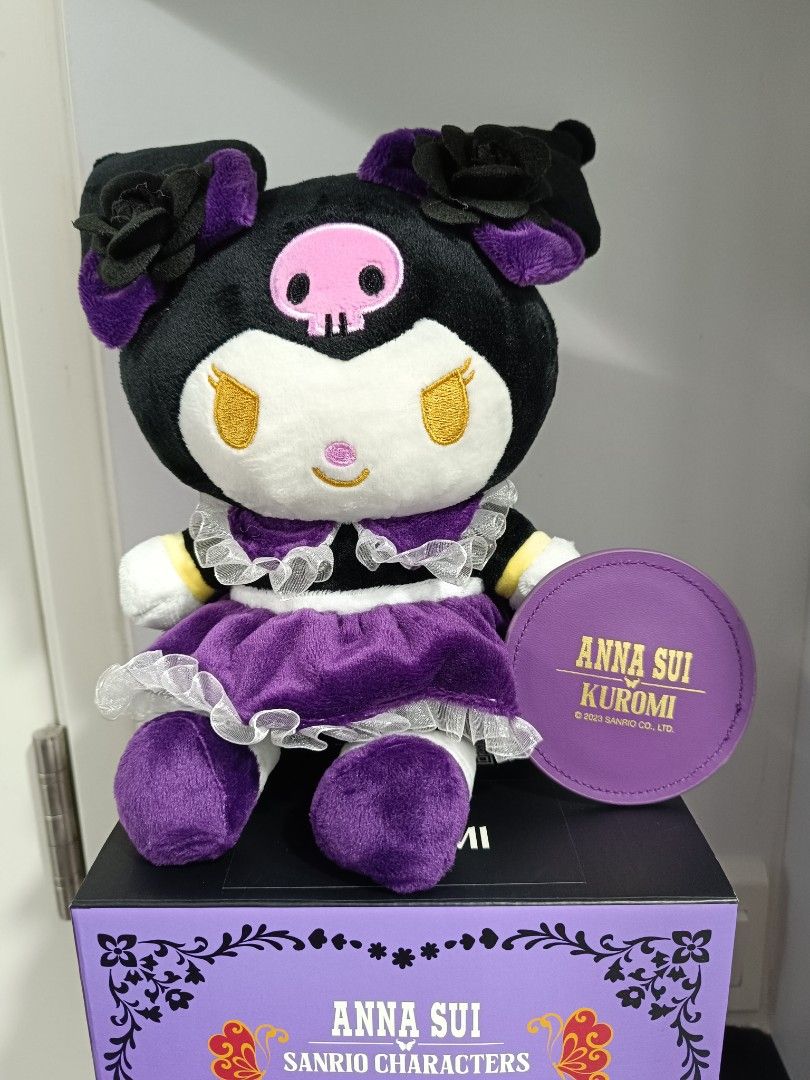Sanrio x Anna Sui Taiwan 7-11 Limited Kuromi 12 Plush Doll Figure