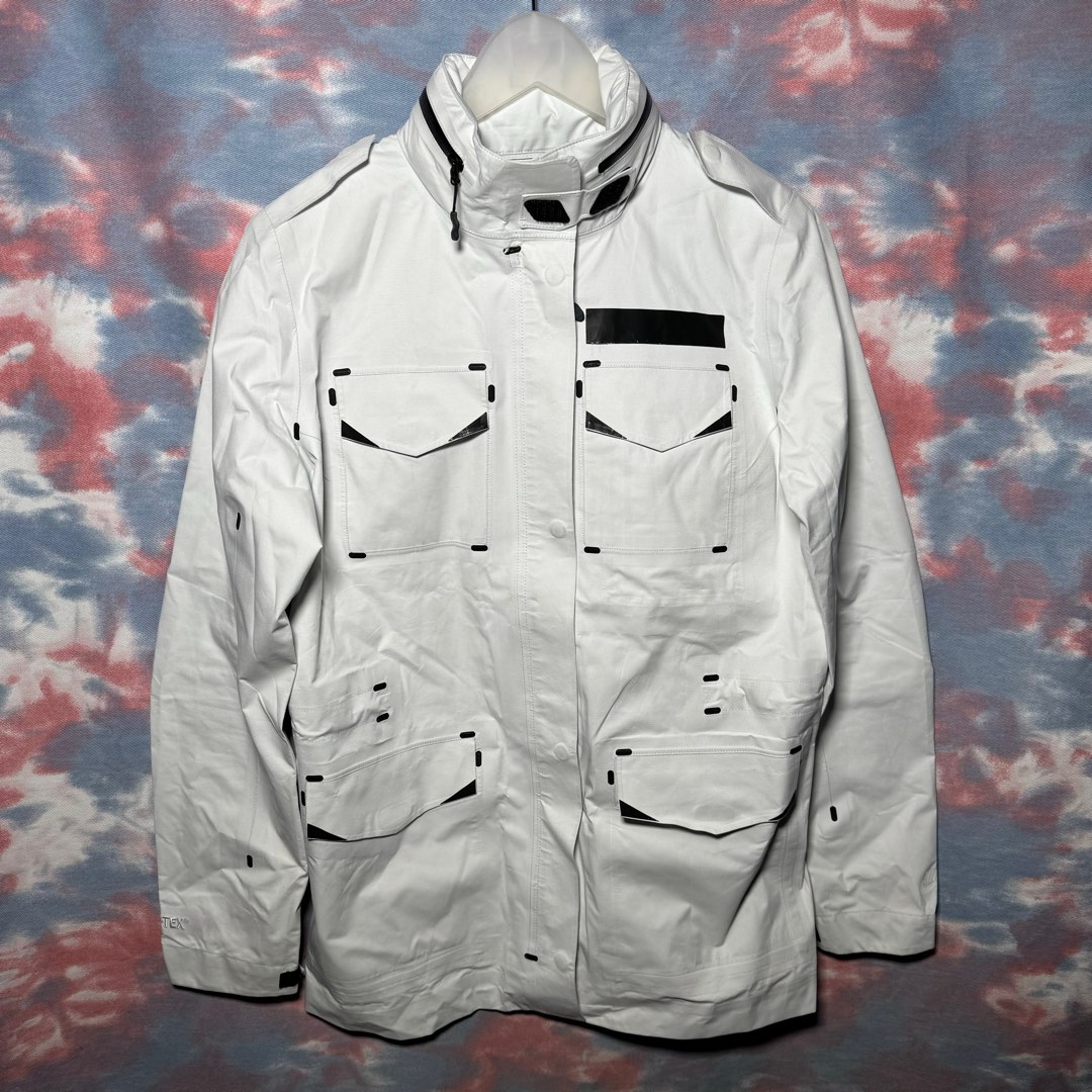 90 new nike sportwear M65 Gore tex Jacket white 2.5 layer size M NSW m 65 4 pocket goretex gtx Carousell