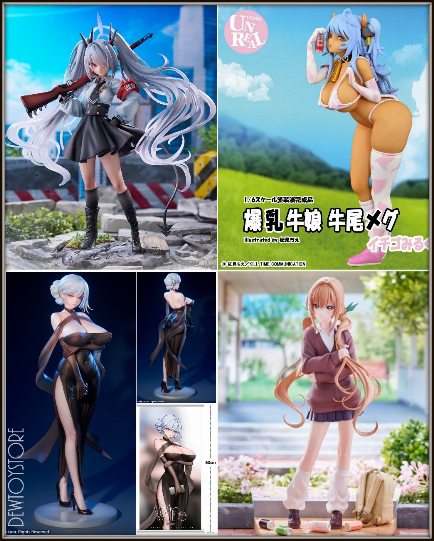 ⭐️[𝗣𝗿𝗲-𝗼𝗿𝗱𝗲𝗿] Japan Statue - Taito Spiritale - Blue Archive -  Shiromi Iori / Plum ViVignette - Karane Inda / Hobby Sakura - Original  Character - Wife / Lechery - Illustrator Chie Masami -