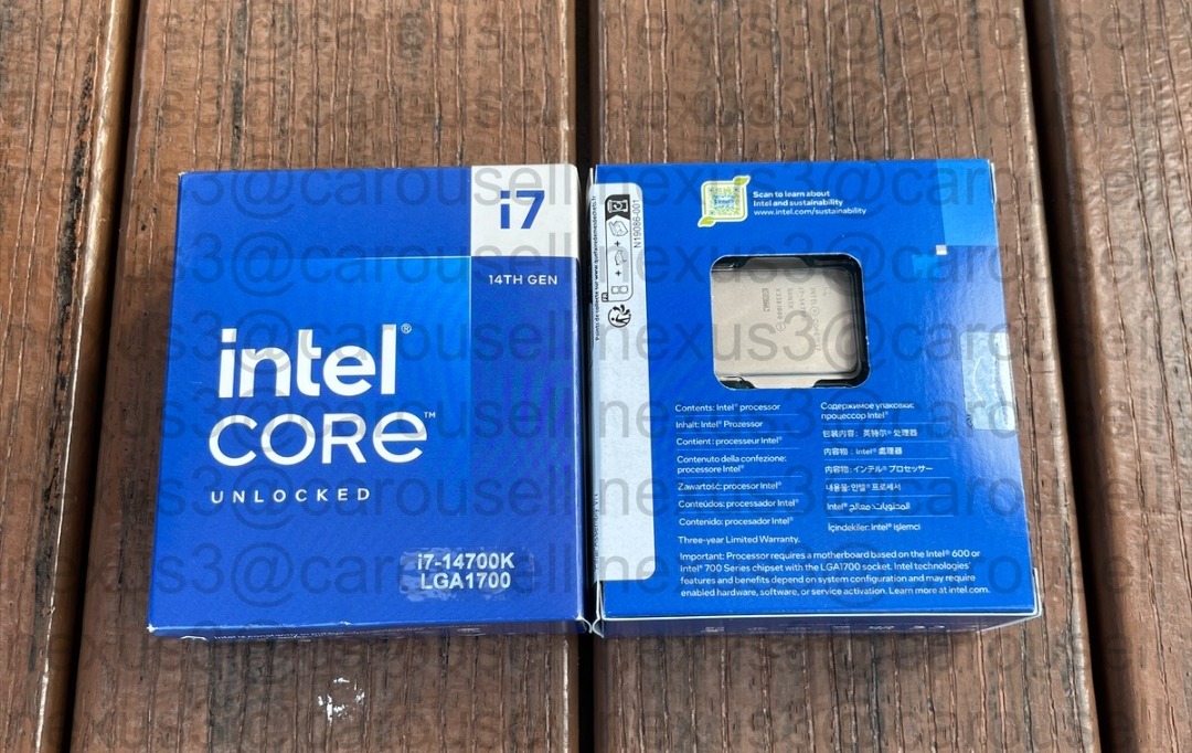 Intel Core i7-14700K 33M Cache, up to 5.60 GHz TRAY