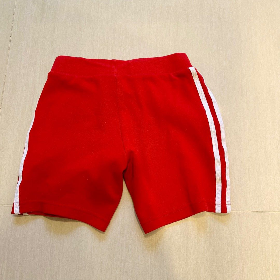 Red adidas new arrivals shorts mens