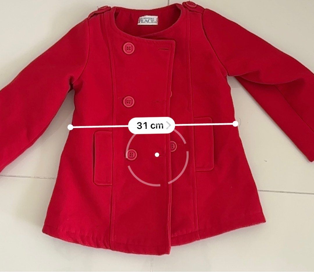 Red felt top coat