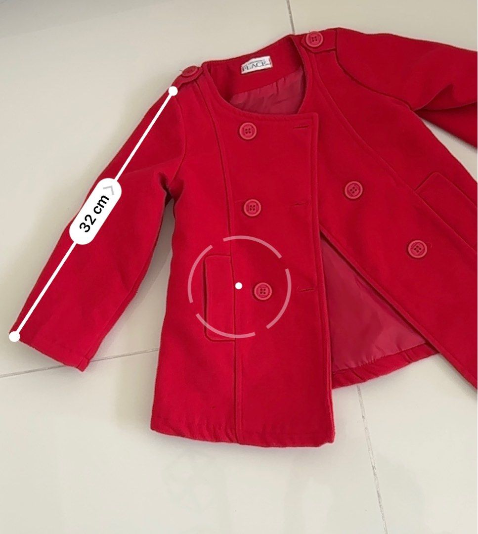 Red felt top coat