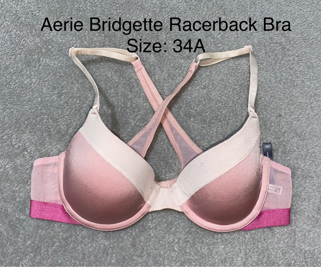 Aerie (34A) Racerback Tshirt Bra, Women's Fashion, Undergarments