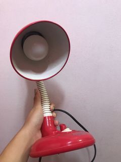 Akari Red Desk Lamp