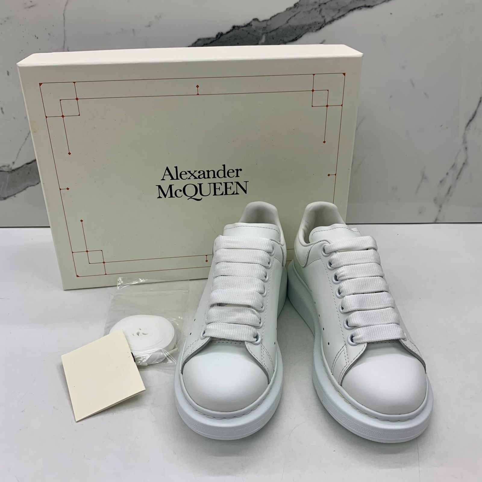 ALEXANDER MCQUEEN WHITE PLATFORM 34 SNEAKER 237042626 KM