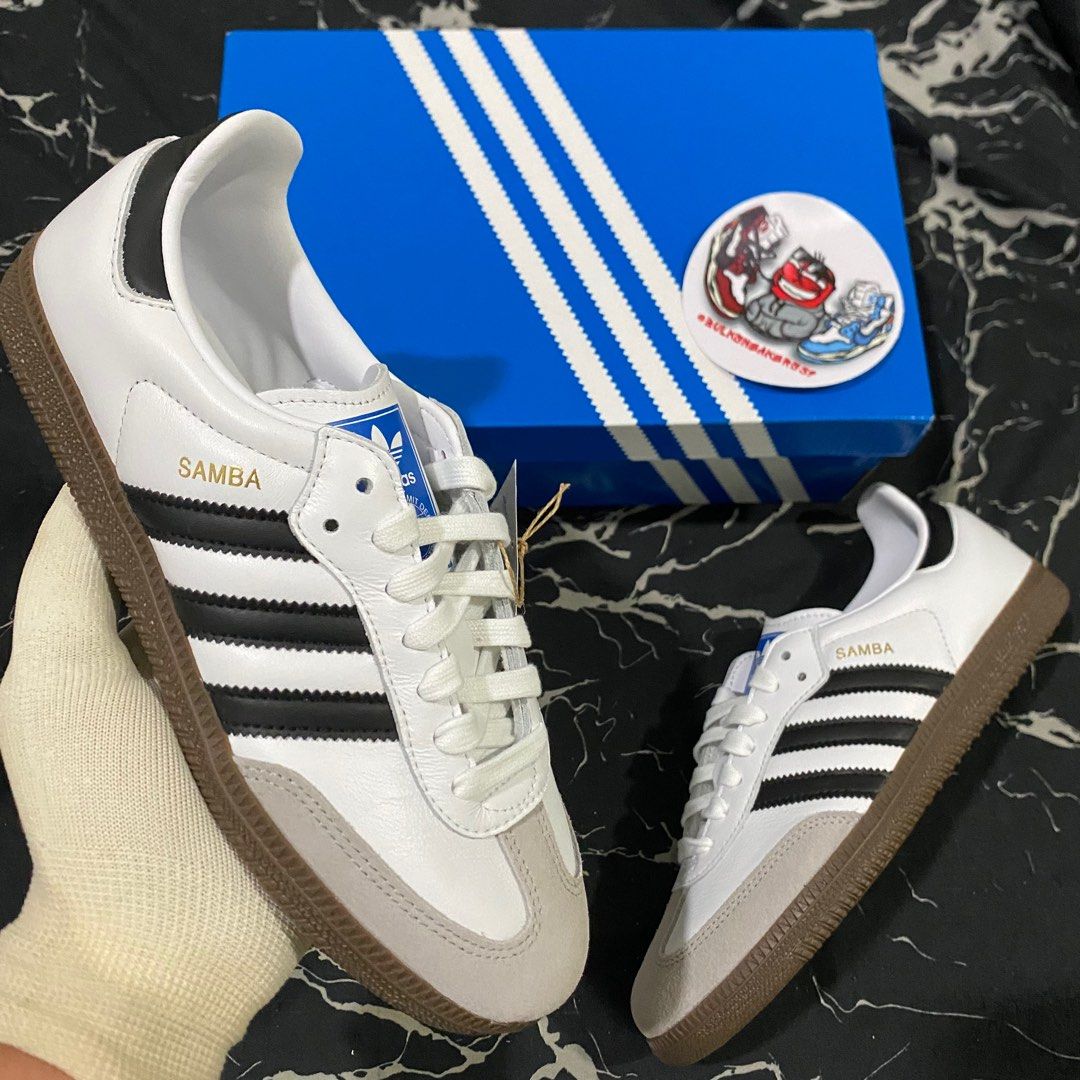 Adidas samba og all white sale