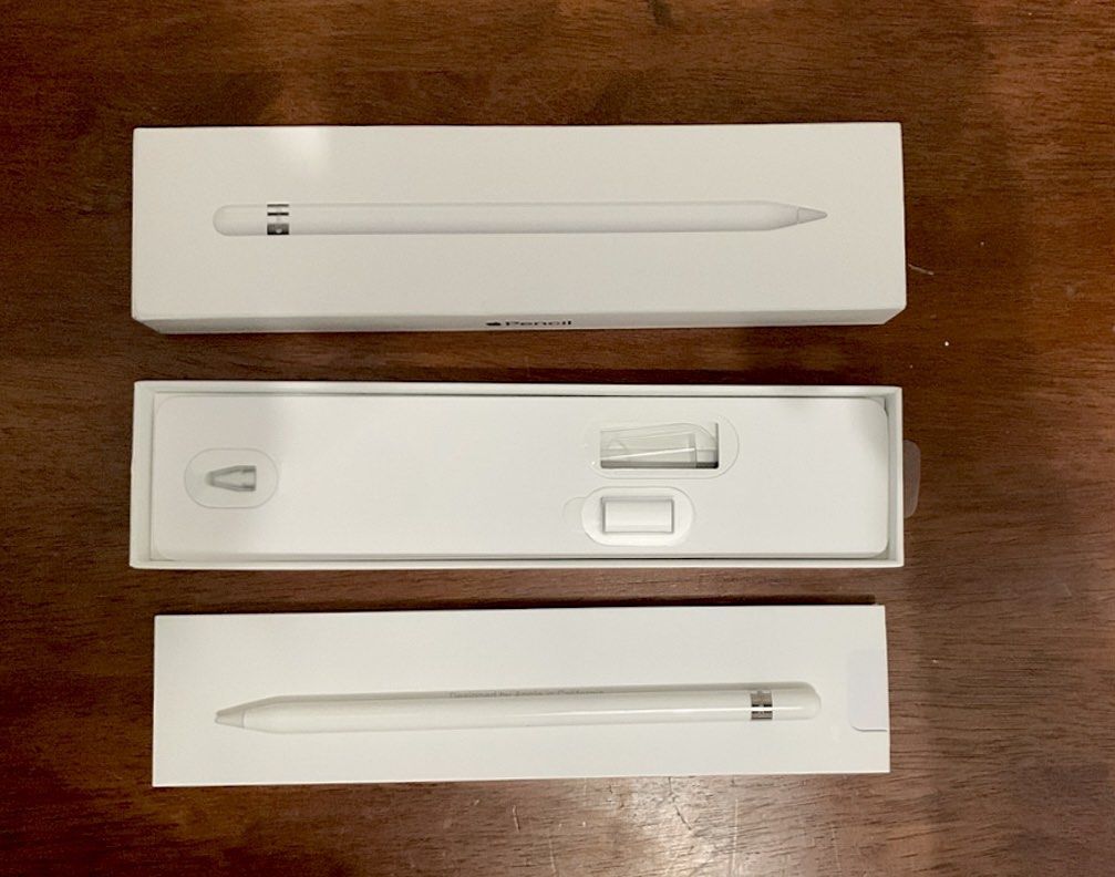 Apple Pencil (1st Gen) with USB-C to Apple Pencil Adapter