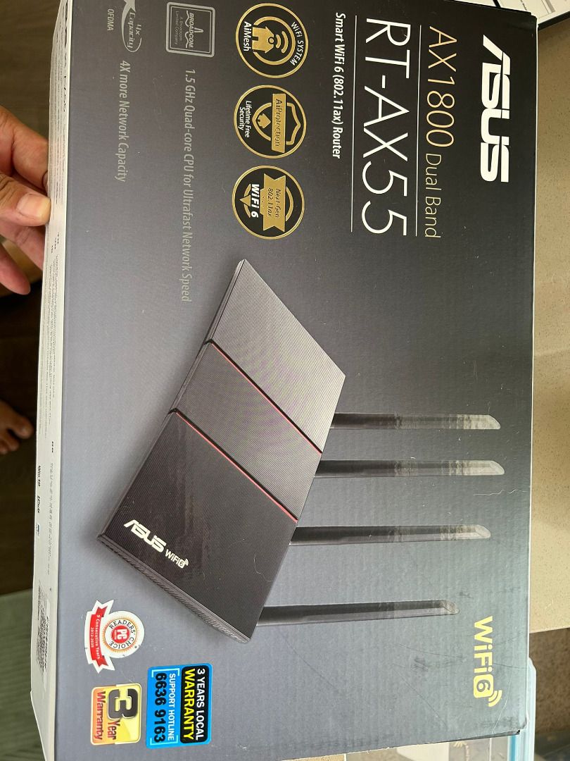 ASUS RT-AX55 Router, Computers & Tech, Parts & Accessories, Networking ...