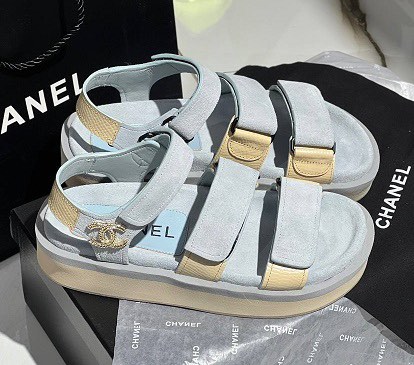 Chanel on sale sandals rubber