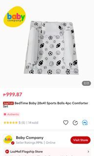 Baby Company 4 pcs Comforter Set with Bag