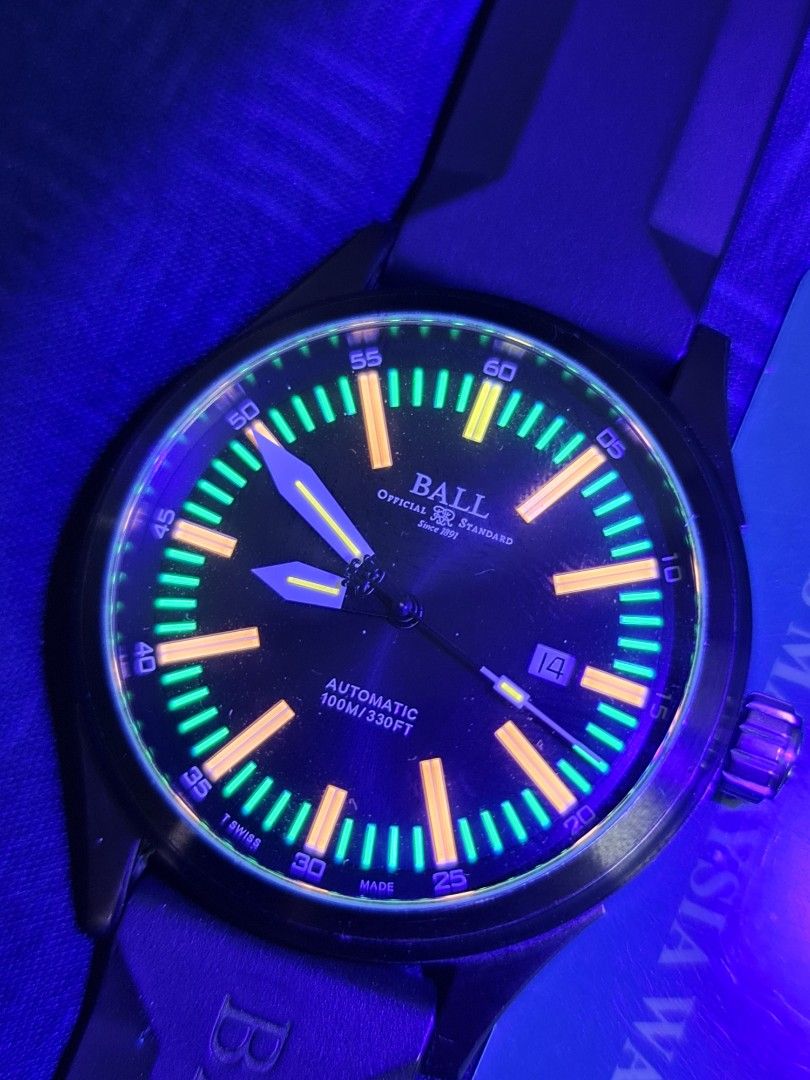 Ball Watch Fireman Night Train 75 micro Gas tubes