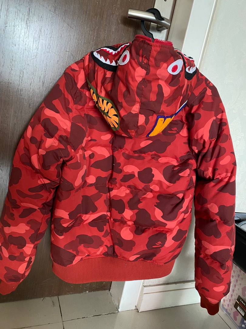 Bape Camo Shark Ori Men s Fashion Coats Jackets and Outerwear