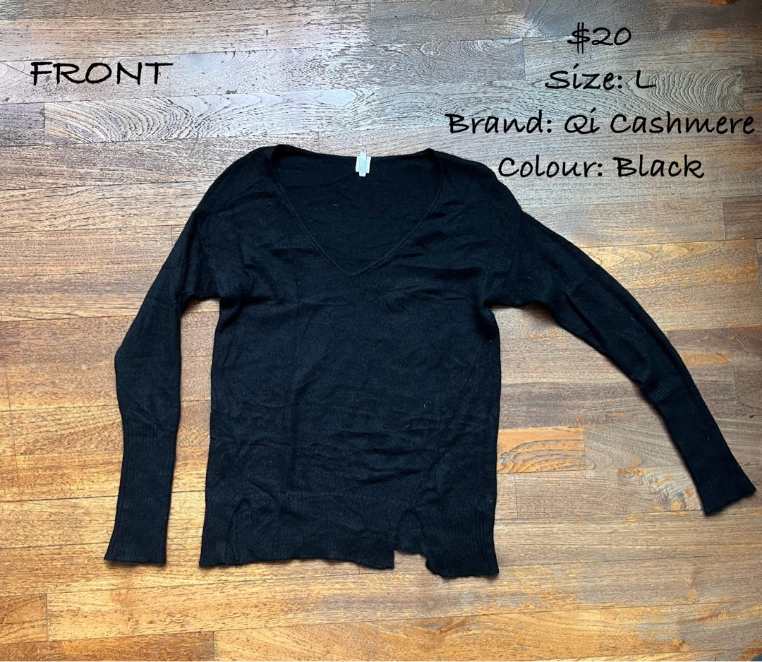 Cashmere long hotsell sleeve
