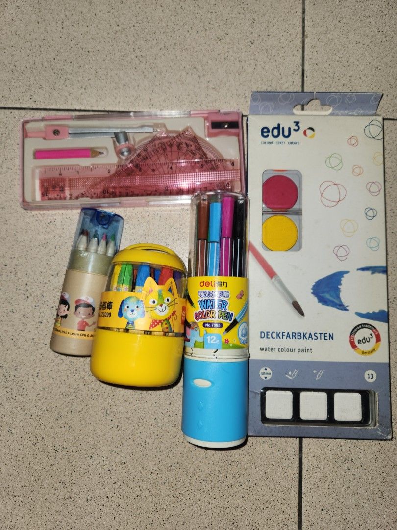 Stationery sets/ magic pad/colour pencils/crayon, Hobbies & Toys,  Stationery & Craft, Stationery & School Supplies on Carousell