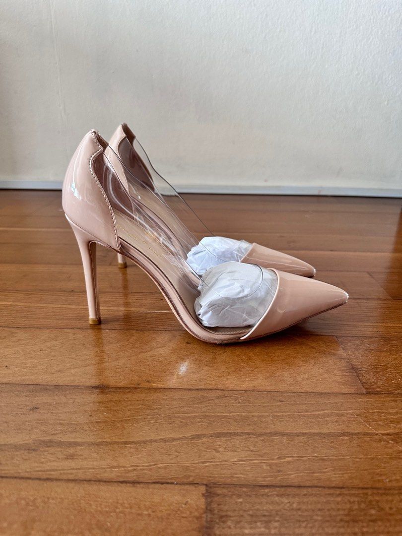 Brand New Gianvitto Rossi Plexi 100 Heel Pump size 41 Women s