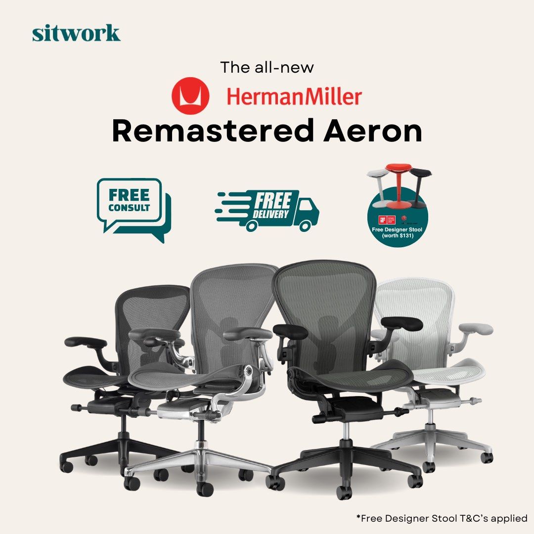 Brand New Herman Miller Aeron Remastered Back Order