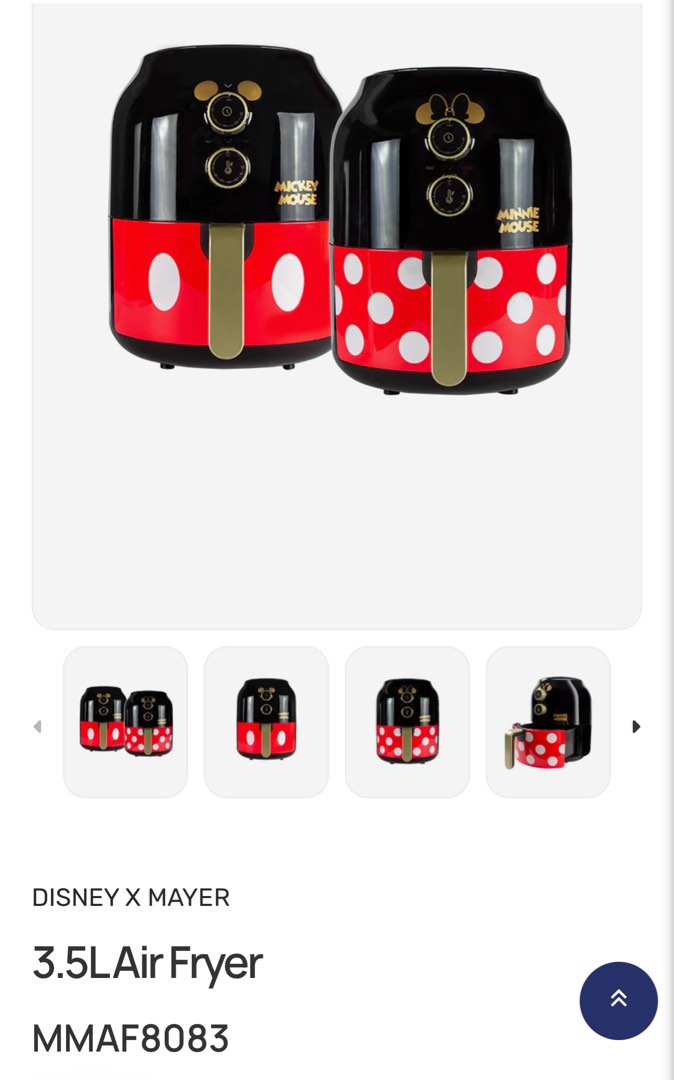 Brand New Mayer Air Fryer Disney, TV & Home Appliances, Kitchen