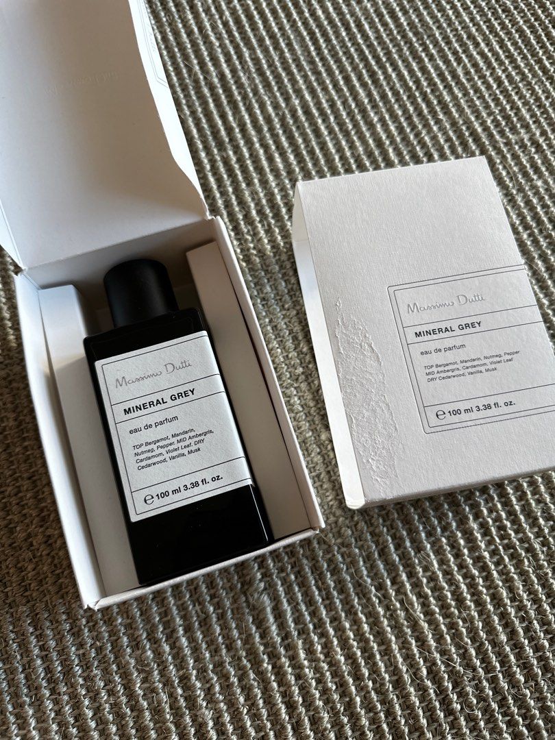 Brand NEW Massimo Dutti (100ML) MINERAL GREY EAU DE PARFUM christmas ...