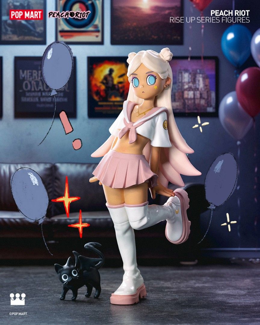 [BRAND NEW! POPMART] POPMART PEACH RIOT RISE UP SERIES FULL SET AND ...