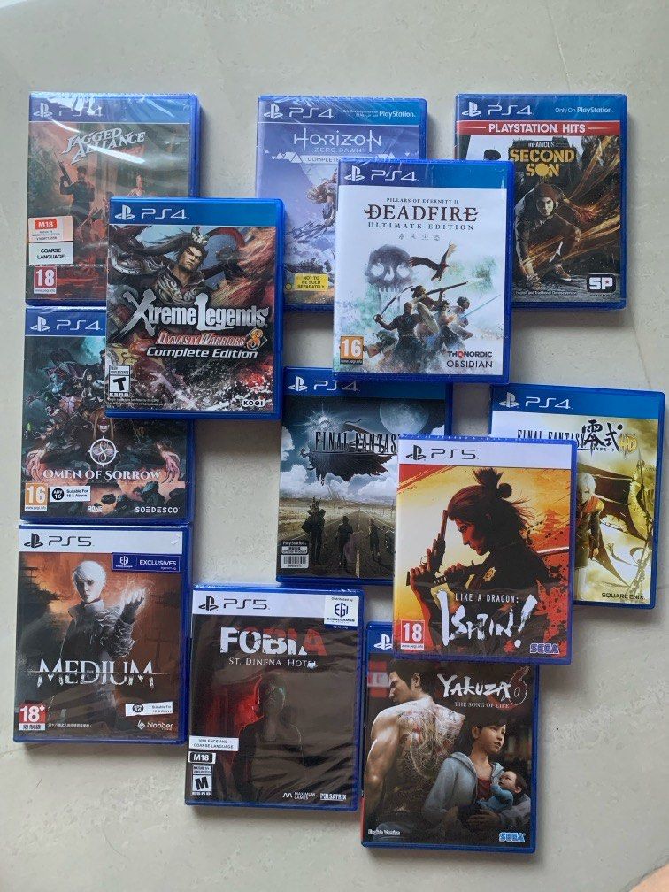 PS5 Games - 27 Game-Lot - New Sealed See Photos