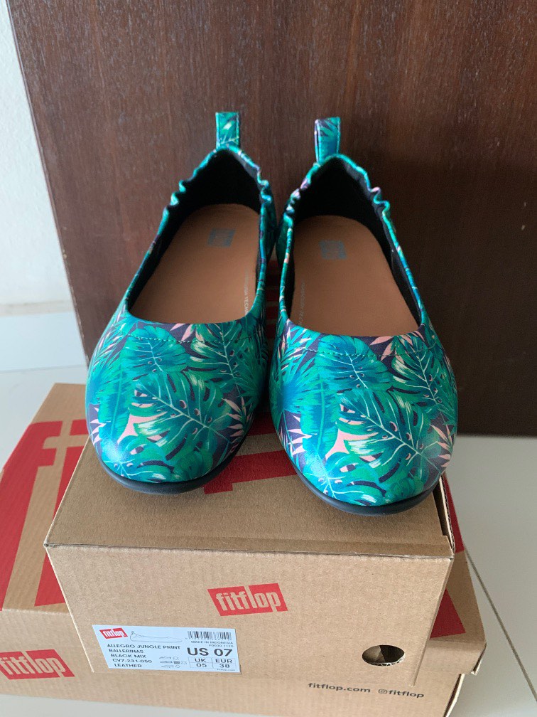 All black jungle flats on sale