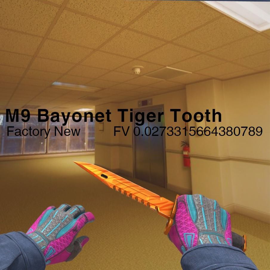 thumbnail image 2 of M9 Bayonet Tiger Tooth FN CSGO SKINS KNIVES, Video Gaming, Gaming 2 of 11