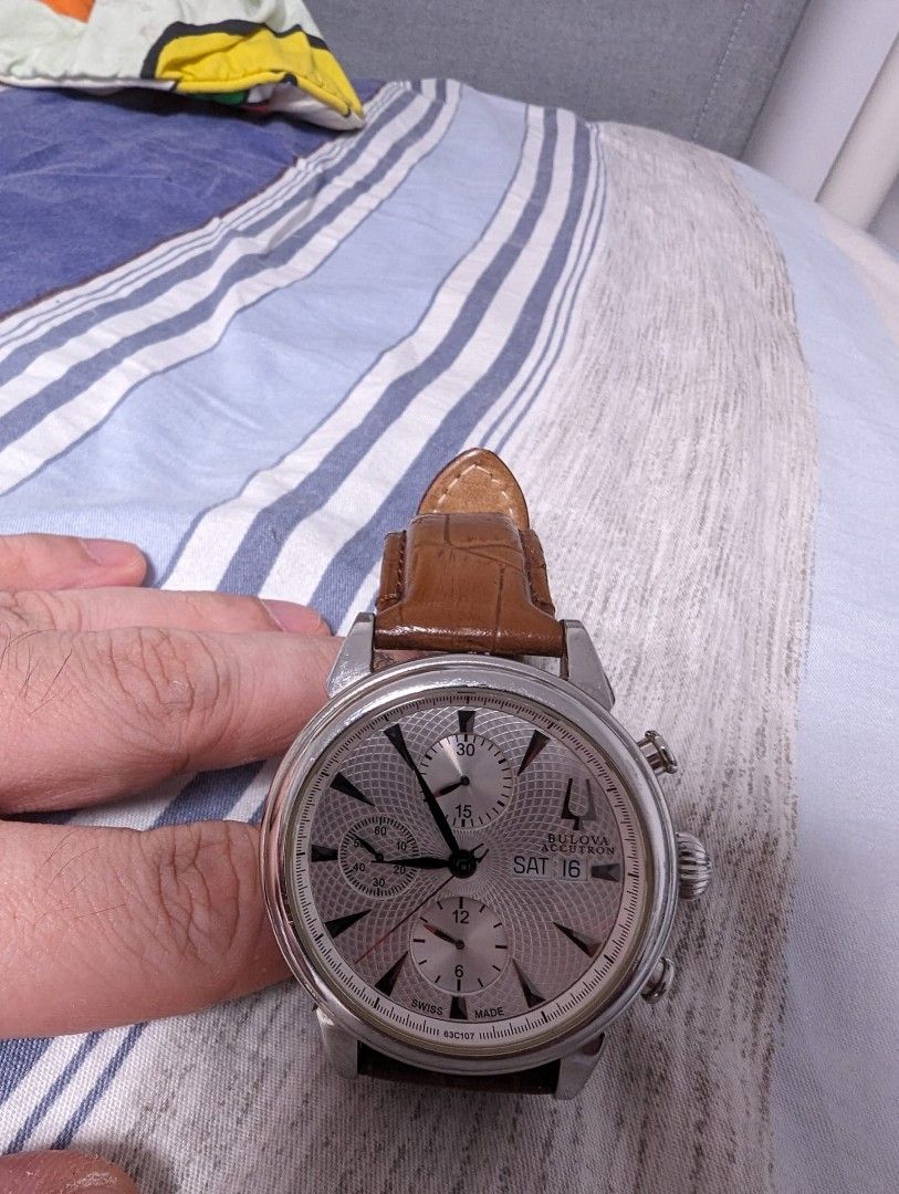 Bulova Accutron C869882 Swiss Made 手錶, 名牌, 手錶- Carousell