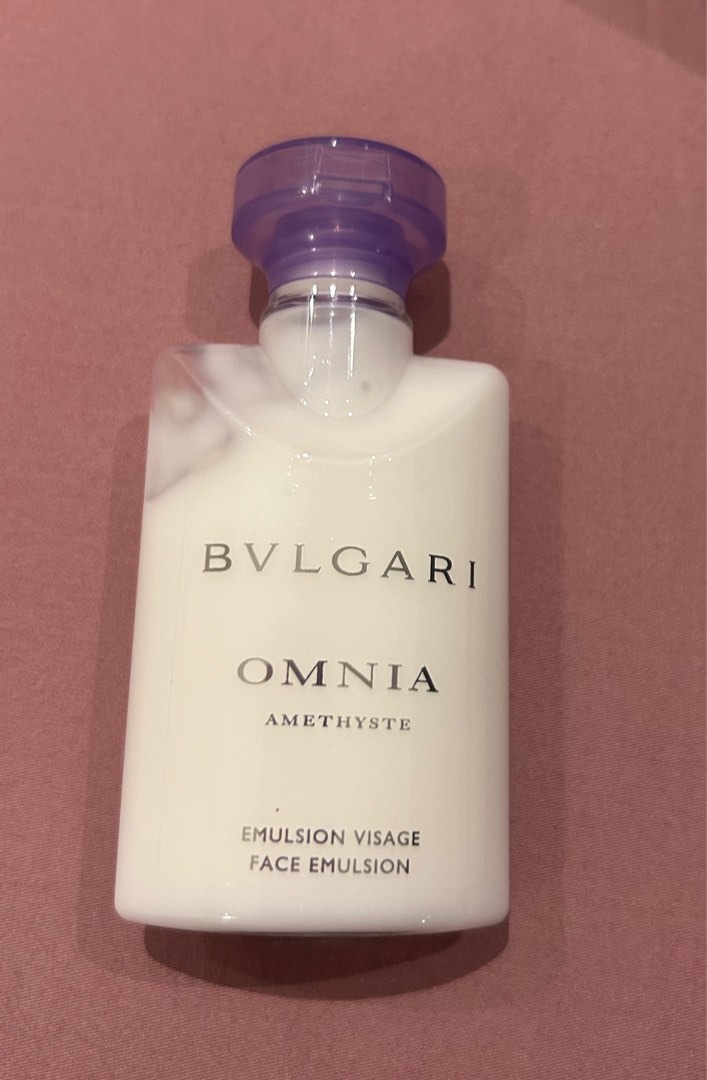 Bvlgari Omnia Amethyste Face Emulsion Kesehatan Kecantikan Kulit Sabun Tubuh di Carousell