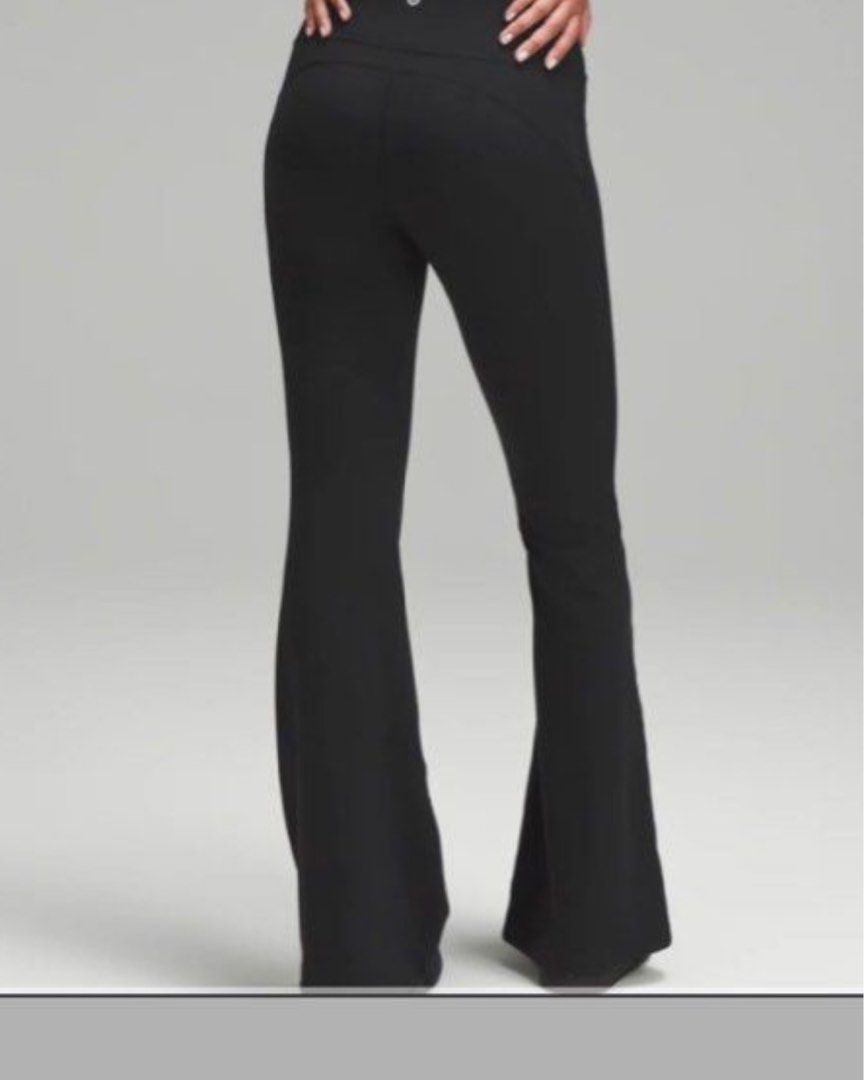 Lululemon black flare leggings size 12