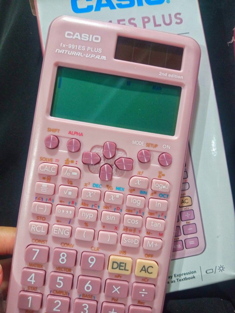Casio FX 991 ES 2nd edition scientific calculator pink, Computers ...