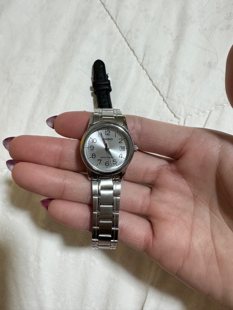 Casio women's cheap watch silver