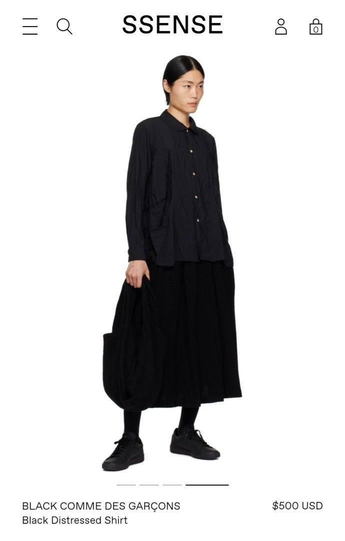 CDG COMME DES GARCONS BLACK Women s Fashion Tops Longsleeves on Carousell