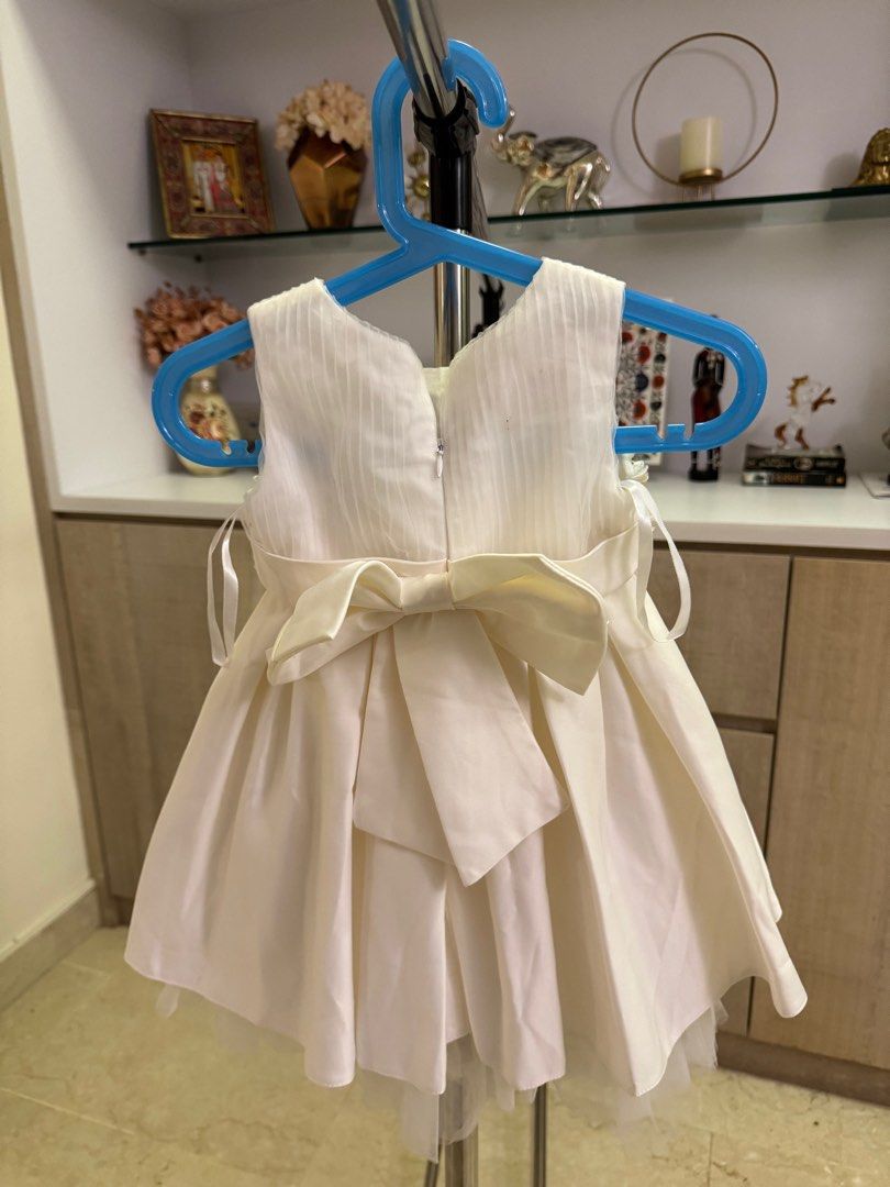 Cute girl in new arrivals white dress